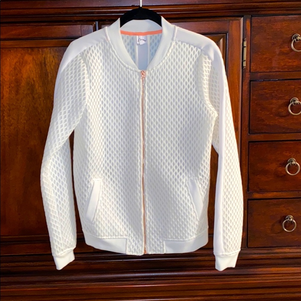 Zip up bomber jacket